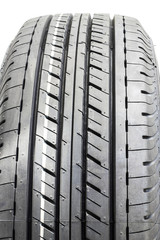 Car tires textured for background on white background. rubber