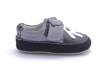 Shoes for newborns isolated on white