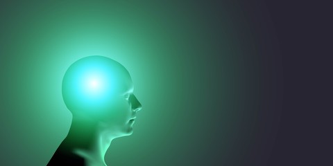 Healthcare and migraine concept - vector illustration