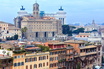 Fototapeta premium Rome City view, Italy.