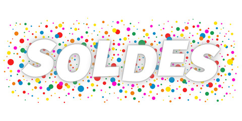 Soldes Confettis Couleurs
