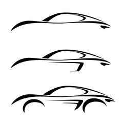 Speed Car logo design template.