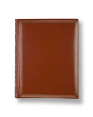 Brown leather cover