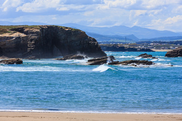 Fototapeta na wymiar Summer Atlantic coast (Galicia).