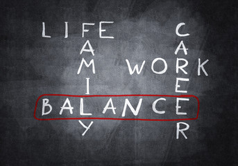 Chalk drawn crossword