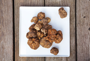 Italian white truffles