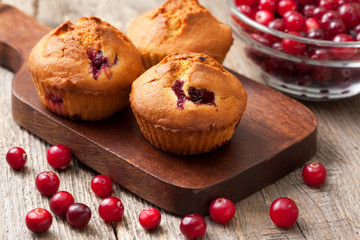muffins with cranberries