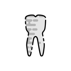 Human organ flat icon