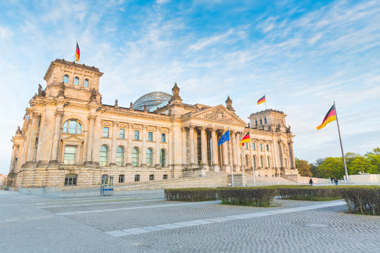 German Reichstag, the parliament building in Berlin