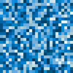 Seamless blue geometric checked pattern. Ideal for printing onto fabric and paper or decoration.