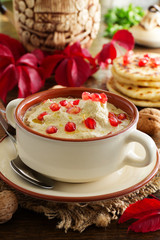 Georgian dish of chicken - satzivi.