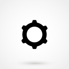 Vector Cog Settings Icon Symbol