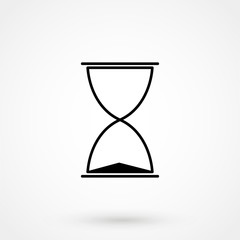Hourglass vector icon