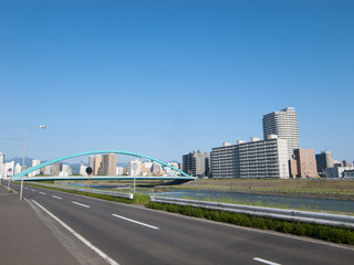 Fototapeta premium 水色の橋