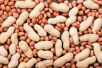 Background with peanuts.