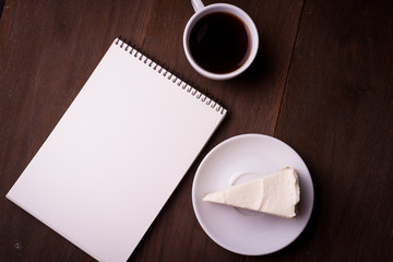 coffee and cheesecake