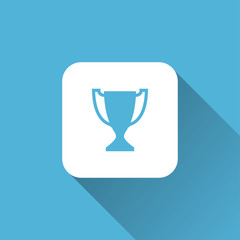 trophy icon. flat style