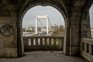 Elizabet bridge at Budapest, Hungary