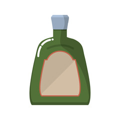 liquor drink bottle icon vector illustration graphic design