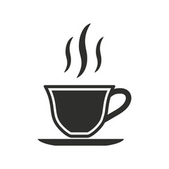 Coffee cup - vector icon.