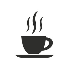 Coffee cup - vector icon.