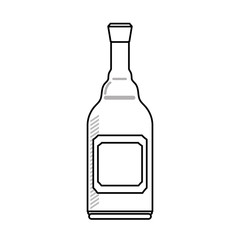 liquor drink bottle icon vector illustration graphic design