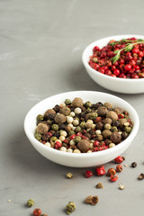 mixture of peppercorns