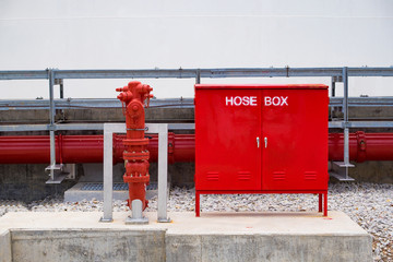 Fire hydrant and hose box in hazadous area of power plant