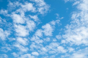 blue sky with cloud