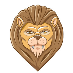 Cartoon Lion Head