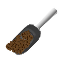 Coffee organic drink icon vector illustration graphic design