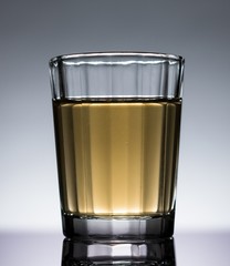 Small cup of green tea from Japan.