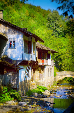 Bulgarian Old Style Wooden House