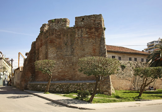 Fortress in Durres. Albania