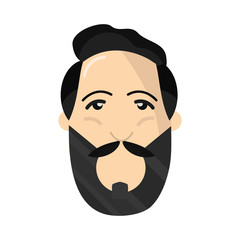 Men face cartoon