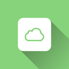 cloud icon. flat style