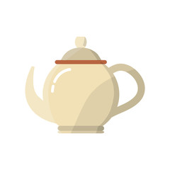 Tea porcelain jug icon vector illustration graphic design
