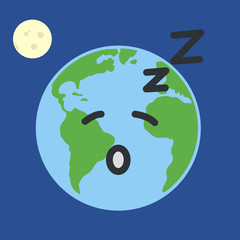 Earth globes isolated on white background