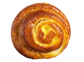Fototapeta premium Bun with jam