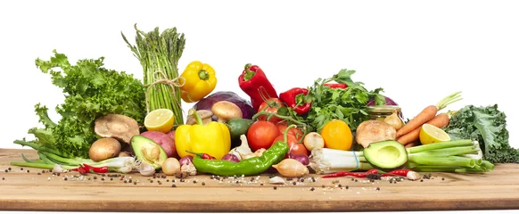 Cercles muraux Légumes Organic vegetables
