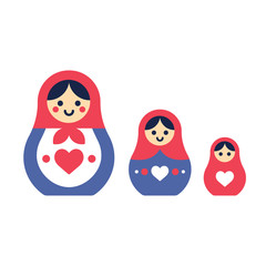 Matryoshka dolls set