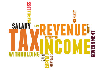 tax word cloud