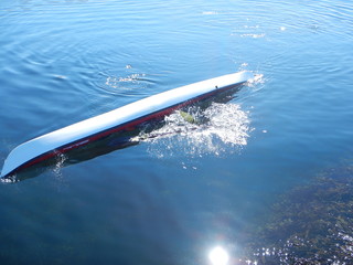 Capsizing with kayak
