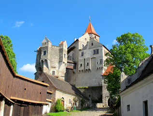 Pernstejn castle in Southern Moravia (Czech Republic)