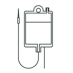 Blood bag icon. Medical health care and hospital theme. Isolated design. Vector illustration