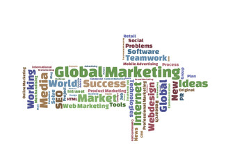 Global Marketing word cloud