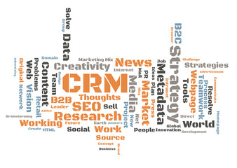 CRM word cloud