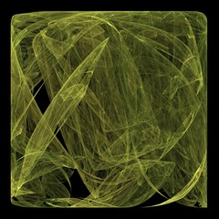 Hintergrund 16:9 - hellgrüner Rauch