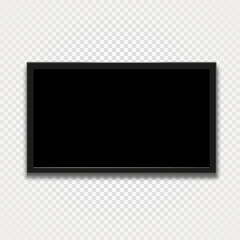 Modern tv isolated on transparent background