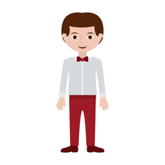 Boy cartoon icon. Kid childhood little people and person theme. Isolated design. Vector illustration